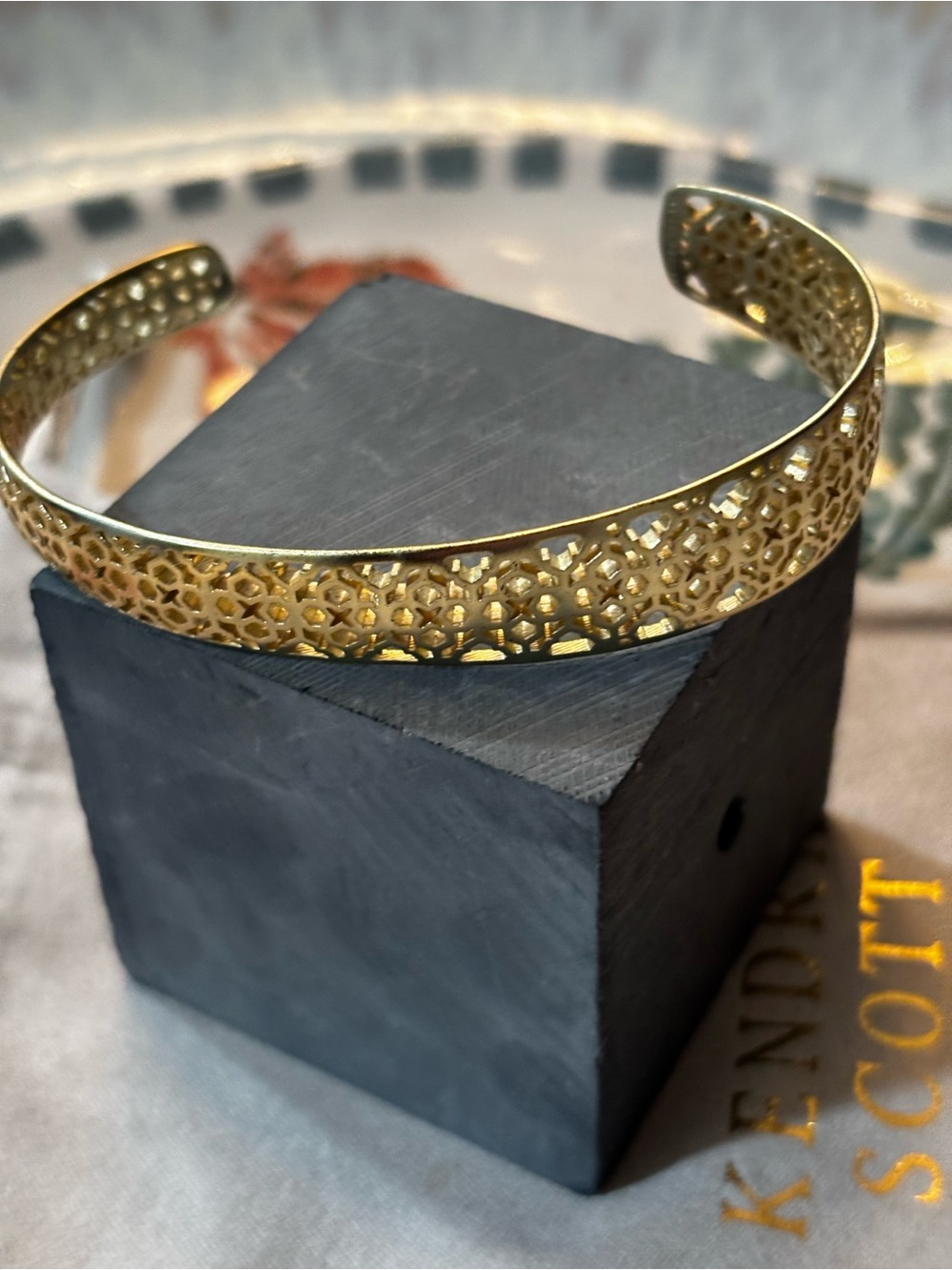 Kendra Scott Uma Cuff Bracelet in soft gold